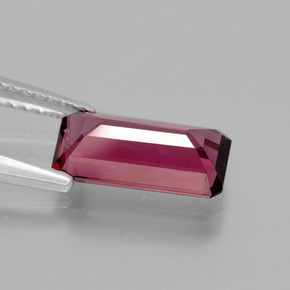 Rhodolite Garnet Gemstone in 10.7 x 5.7 mm Size for Sale, Rhodolite Garnet Stone in Raspberry Red Color