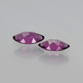 Rhodolite Garnet Gemstone in 8 x 4 mm (calibrated) Size for Sale, Rhodolite Garnet Stone in Raspberry Red Color