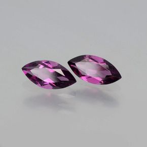 1.16 ct Red Rhodolite Garnet Stone, Natural Rhodolite Garnet in Marquise Facet Shape for Sale