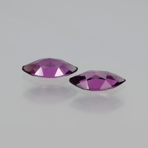 Rhodolite Garnet Gemstone in 8 x 4 mm (calibrated) Size for Sale, Rhodolite Garnet Stone in Raspberry Red Color