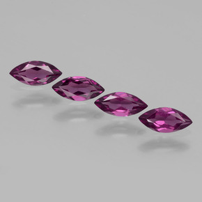 2.00 ct Red Rhodolite Garnet Gemstone, Rhodolite Garnet Gem in Marquise Facet Shape for Sale.