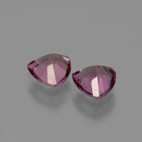 Rhodolite Garnet Gemstone in 5 x 5 mm (calibrated) Size for Sale, Rhodolite Garnet Stone in Purple Rose Color