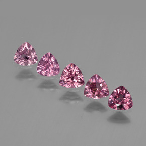 0.4ct Trillion Facet Purple Rose Rhodolite Garnet for sale thumb image of 0.4ct Trillion Facet Purple Rose Rhodolite Garnet (ID: 410849)