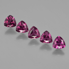 0.5ct Trillion Facet Raspberry Red Rhodolite Garnet for sale thumb image of 0.5ct Trillion Facet Raspberry Red Rhodolite Garnet (ID: 410969)