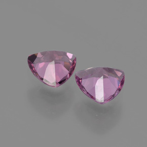 Rhodolite Garnet Gemstone in 5.2 x 5.2 mm Size for Sale, Rhodolite Garnet Stone in Purple Rose Color
