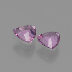 Rhodolite Garnet Gemstone in 5 x 5 mm (calibrated) Size for Sale, Rhodolite Garnet Stone in Purple Rose Color