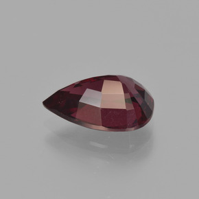 Rhodolite Garnet Gemstone in 10.4 x 7.2 mm Size for Sale, Rhodolite Garnet Stone in Raspberry Red Color