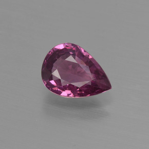 1.3ct Pear Facet Raspberry Red Rhodolite Garnet Gem for sale 1.3ct Pear Facet Raspberry Red Rhodolite Garnet Gem (ID: 412093)