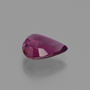 Rhodolite Garnet Gemstone in 8.2 x 6.3 mm Size for Sale, Rhodolite Garnet Stone in Raspberry Red Color