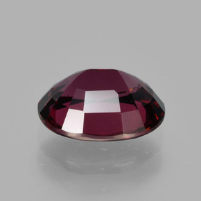 Rhodolite Garnet Gemstone in 8.5 x 6.7 mm Size for Sale, Rhodolite Garnet Stone in Raspberry Red Color