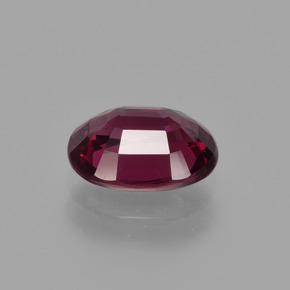 Rhodolite Garnet Gemstone in 8.3 x 6.7 mm Size for Sale, Rhodolite Garnet Stone in Raspberry Red Color