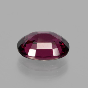 Rhodolite Garnet Gemstone in 9.5 x 7.1 mm Size for Sale, Rhodolite Garnet Stone in Raspberry Red Color