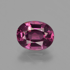 1.3ct Oval Facet Raspberry Red Rhodolite Garnet for sale thumb image of 1.3ct Oval Facet Raspberry Red Rhodolite Garnet (ID: 412874)
