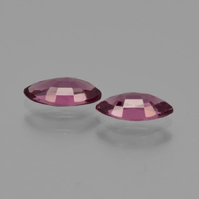 Rhodolite Garnet Gemstone in 8 x 4 mm (calibrated) Size for Sale, Rhodolite Garnet Stone in Raspberry Red Color