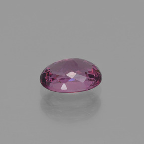 Rhodolite Garnet Gemstone in 6.8 x 5 mm Size for Sale, Rhodolite Garnet Stone in Raspberry Red Color