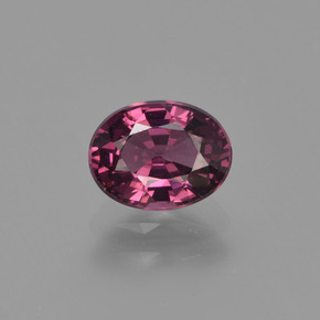 Pink Berry Purple Родолит Гранат Камень - 1.2ct Фасетный Овал (ID: 413034)