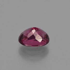 Rhodolite Garnet Gemstone in 7.1 x 5.3 mm Size for Sale, Rhodolite Garnet Stone in Raspberry Red Color
