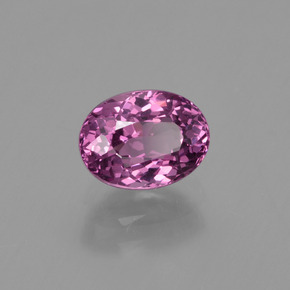 1.40 ct Red Rhodolite Garnet Stone, Natural Rhodolite Garnet in Oval Facet Shape for Sale