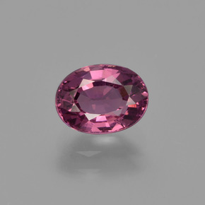 Rapberry Red Purple Granato di rodolite Gem - 1.3ct Ovale sfaccettato (ID: 413067)
