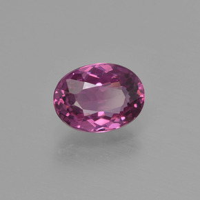 1.22 ct Red Rhodolite Garnet Stone, Natural Rhodolite Garnet in Oval Facet Shape for Sale