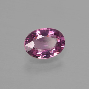 1.08 ct Red Rhodolite Garnet Stone, Natural Rhodolite Garnet in Oval Facet Shape for Sale