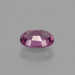 Rhodolite Garnet Gemstone in 7.3 x 5.4 mm Size for Sale, Rhodolite Garnet Stone in Raspberry Red Color