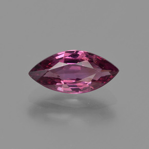 Medium-Dark Purple Родолит Гранат Камень - 1.1ct Фасетная Маркиза (ID: 413097)