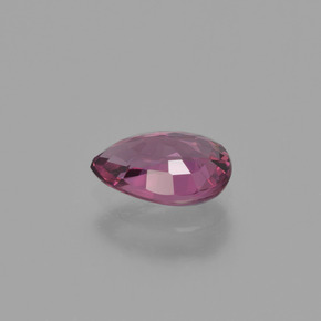 Rhodolite Garnet Gemstone in 7.1 x 4.9 mm Size for Sale, Rhodolite Garnet Stone in Raspberry Red Color