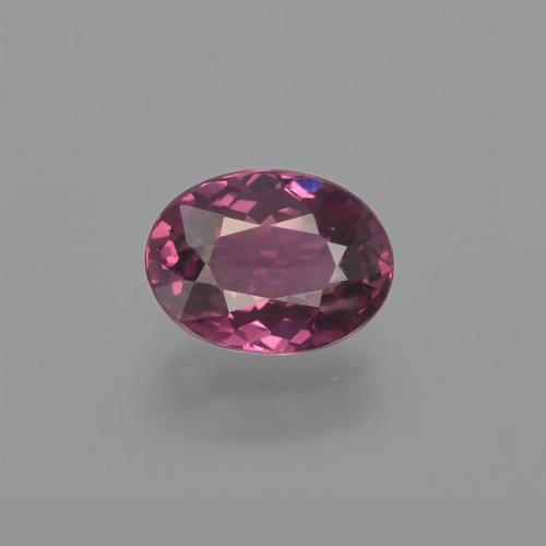 Красновато-пурпурный Родолит Гранат Камень - 1.2ct Фасетный Овал (ID: 413103)