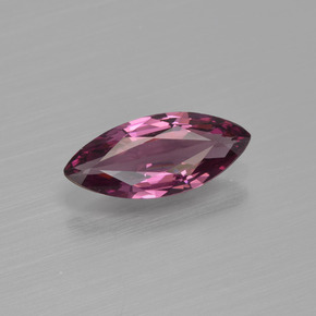1.16 ct Red Rhodolite Garnet Gemstone, Rhodolite Garnet Gem in Marquise Facet Shape for Sale.