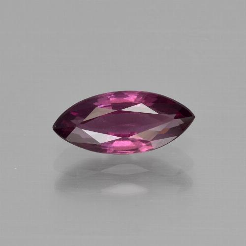 Púrpura oscuro Granate Rodolita Gema - 1.3ct Forma marquesa (ID: 413122)
