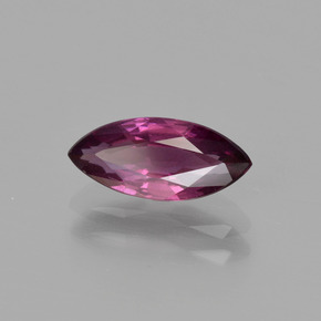 1.28 ct Purple Rhodolite Garnet Stone, Natural Rhodolite Garnet in Marquise Facet Shape for Sale