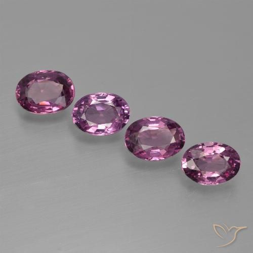 3.79ctw Natural Deep Purple Rhodolite Garnet, Oval, VVS-VS