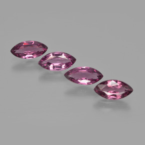 Grape Родолит Гранат Камень - 0.9ct Фасетная Маркиза (ID: 413131)