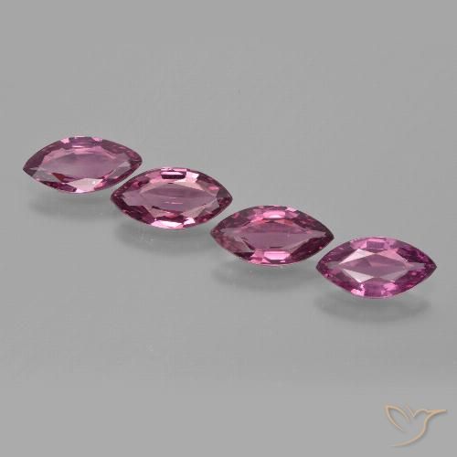 3.18ctw Natural Medium Purple Rhodolite Garnet, Marquise, VVS-VS