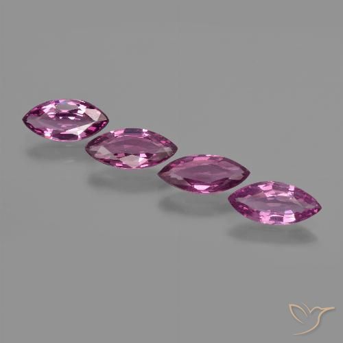 3.72ctw Natural Medium Purple Rhodolite Garnet, Marquise, VS