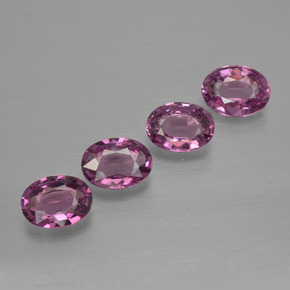 Sangria Родолит Гранат Камень - 0.9ct Фасетный Овал (ID: 413160)