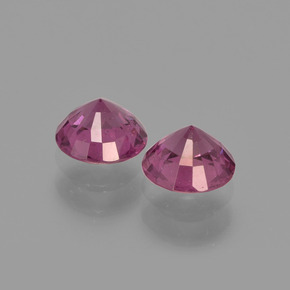 Rhodolite Garnet Gemstone in 5.1 mm Size for Sale, Rhodolite Garnet Stone in Raspberry Red Color