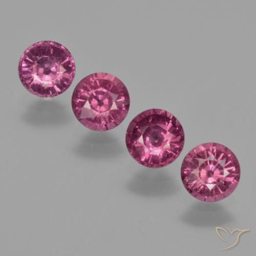 2.46ctw Natural Pinkish Purple Rhodolite Garnet, Round, VS