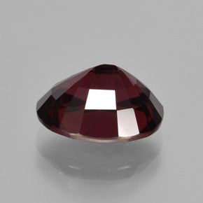 Rhodolite Garnet Gemstone in 9.8 x 8.3 mm Size for Sale, Rhodolite Garnet Stone in Raspberry Red Color