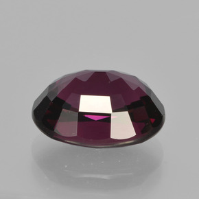 Rhodolite Garnet Gemstone in 10.6 x 8.2 mm Size for Sale, Rhodolite Garnet Stone in Raspberry Red Color