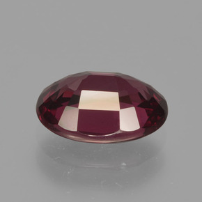 Rhodolite Garnet Gemstone in 8.8 x 6.7 mm Size for Sale, Rhodolite Garnet Stone in Raspberry Red Color
