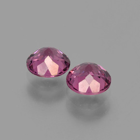 Rhodolite Garnet Gemstone in 5 mm (calibrated) Size for Sale, Rhodolite Garnet Stone in Raspberry Red Color