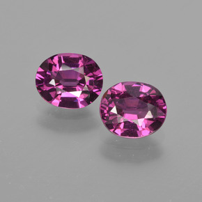 2.3ct Oval Facet Raspberry Red Rhodolite Garnet for sale thumb image of 2.3ct Oval Facet Raspberry Red Rhodolite Garnet (ID: 415450)