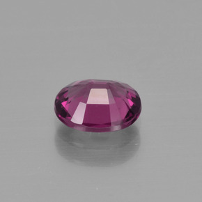 Rhodolite Garnet Gemstone in 7.1 x 5.9 mm Size for Sale, Rhodolite Garnet Stone in Dark Purple Color