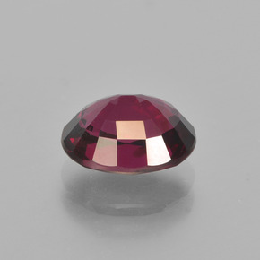 Rhodolite Garnet Gemstone in 9.3 x 7.3 mm Size for Sale, Rhodolite Garnet Stone in Raspberry Red Color