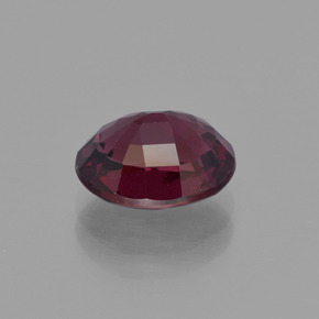 Rhodolite Garnet Gemstone in 9.3 x 7.3 mm Size for Sale, Rhodolite Garnet Stone in Raspberry Red Color