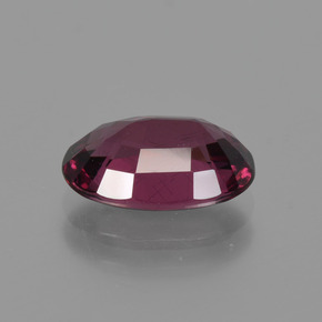 Rhodolite Garnet Gemstone in 9.6 x 6.4 mm Size for Sale, Rhodolite Garnet Stone in Raspberry Red Color