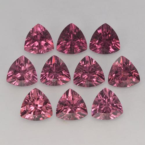 Viola scuro Granato di rodolite Gem - 0.5ct Sfaccettatura trilliant (ID: 423155)