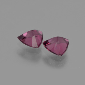 Rhodolite Garnet Gemstone in 5.2 x 5.1 mm Size for Sale, Rhodolite Garnet Stone in Purple Rose Color